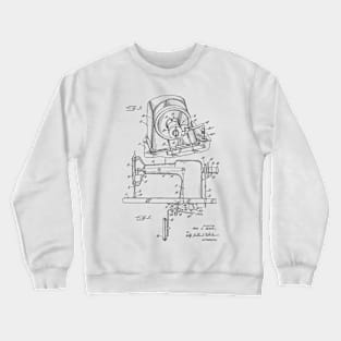 Power Transmission System for Sewing Machine Vintage Patent Hand Drawing Crewneck Sweatshirt